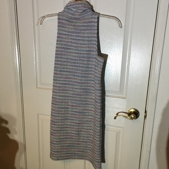 Akemi and Kin Multicolor Tunic Dress Anthropologie Striped Cotton Sleeveless XS - Picture 6 of 9